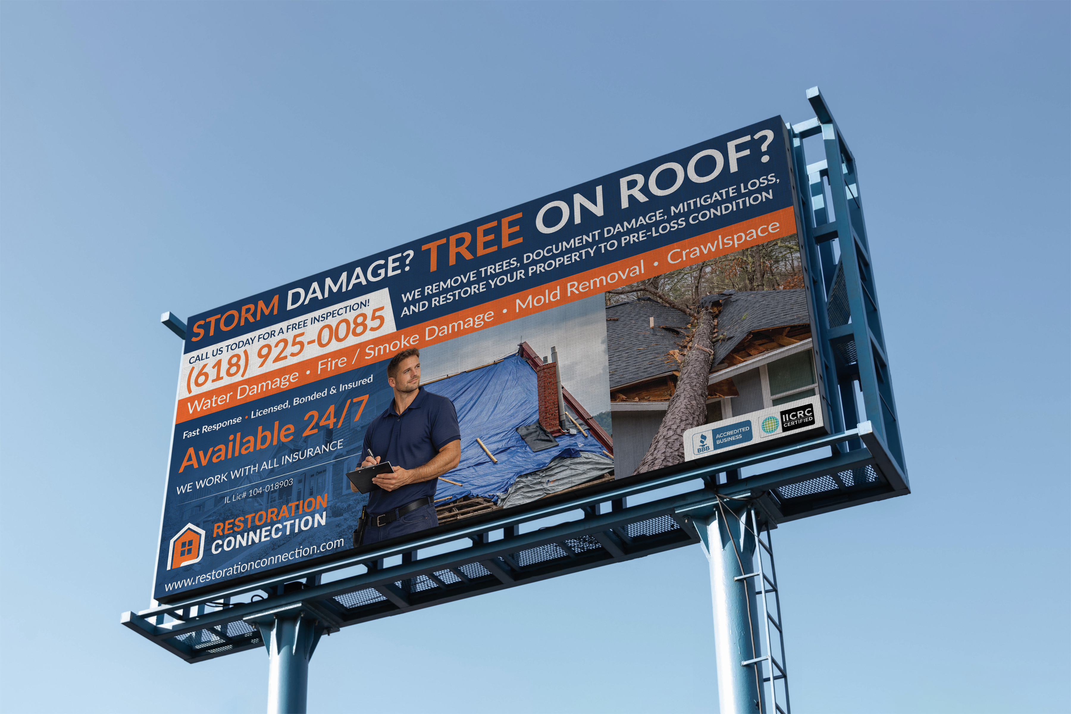 Offer-focused billboard design and messaging reference